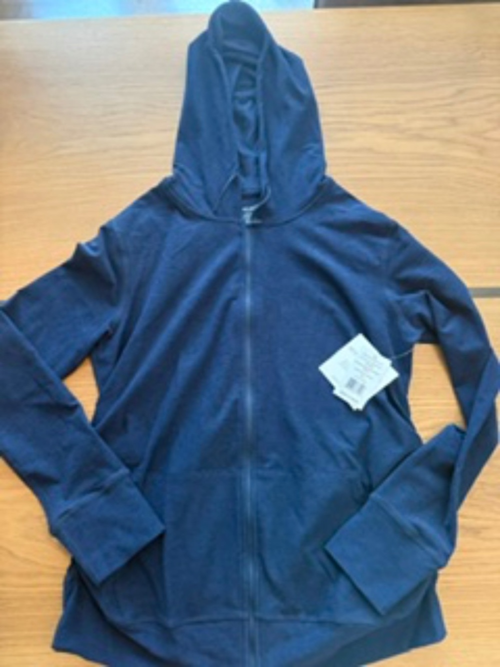 Beyond the Bump Beyond Yoga Navy Spacedye Everyday Full Zip Hoodie